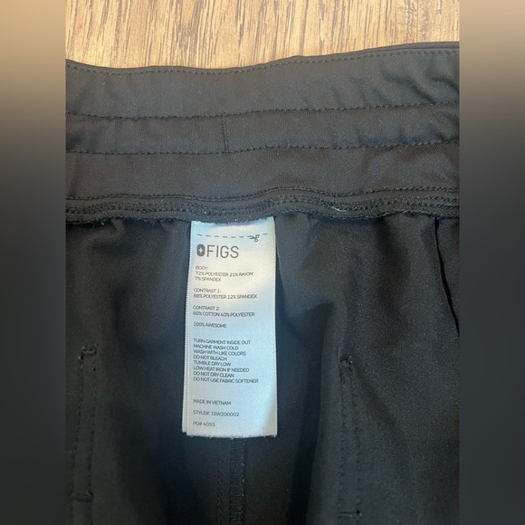Figs Technical Collection Women's Size 5XL Black Scrub Pants EUC - Picture 3 of 4